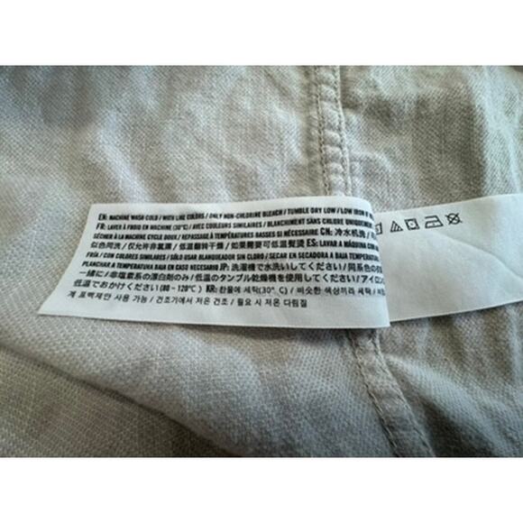 "HOLLISTER" Womens Button Up Linen Blend Top SZ S Cottagecore Praire Farm Core - Picture 6 of 9